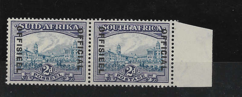 Union of SA 1935-49 - SGO23 OFFICIAL 2d CV£150 - LMM