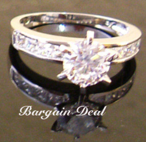 CRAZY Christmas Sales! R100each ! Size 9 !! Assorted Engagement Ring clad in 18K White Gold!!