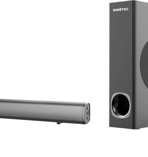 VERY HUGE  POWERFUL  SINOTEC 2.1CH BLUETOOTH SOUNDBAR PLUS SUBWOOFER|| 240W USB,SDC,FM ETC..