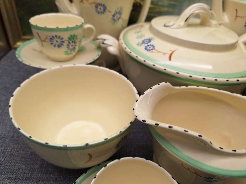 Collection of Vintage Burleigh Ware Tudor Made in England Ceramics