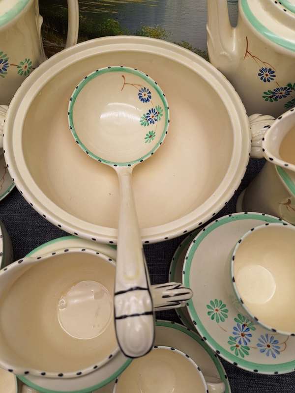 Collection of Vintage Burleigh Ware Tudor Made in England Ceramics
