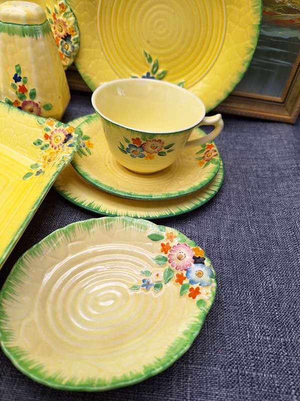 Collection of Vintage Crown Devon Made in England Ceramics