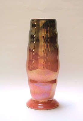 Lusterware Vase, Maling   circa 1960