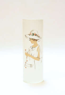 White Glass Vase