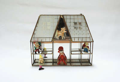 House Glass And Mirror Display Piece