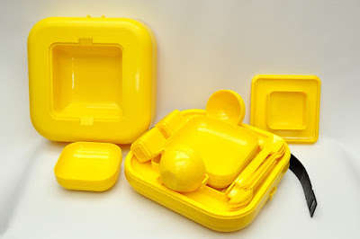 Retro Yellow Picnic Set, circa 1980-90
