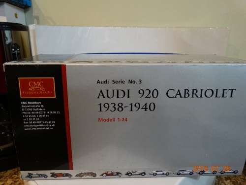 CMC-Audi-920-Cabriolet-1938-1940- 1:24 - M-032- 1:18 - WOW
