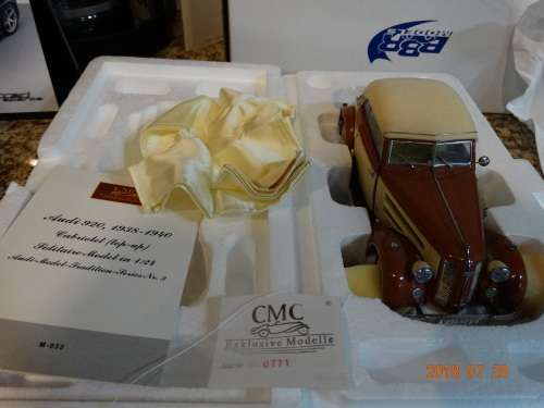 CMC-Audi-920-Cabriolet-1938-1940- 1:24 - M-032- 1:18 - WOW