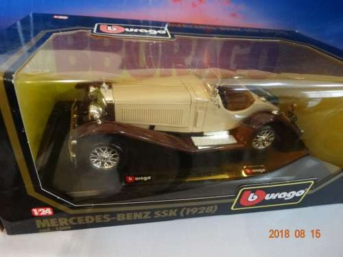 MERCEDES X 2 & JAGUARS x 2 - 1:24 - SSK - SK120 etc etc- Bburago  - Bargain .