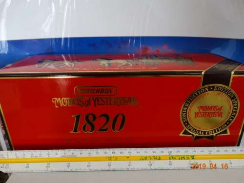 Matchbox Models Of Yesteryear YS-39 1820 Passenger Coach & Horses - LIMITED ED