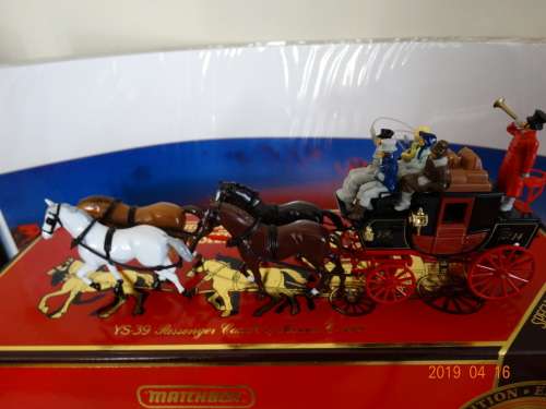 Matchbox Models Of Yesteryear YS-39 1820 Passenger Coach & Horses - LIMITED ED