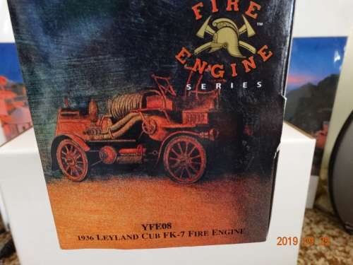 Matchbox Models of Yesteryear YFE08 1936 Leyland Cub Fire Engine FK-7 -WOW -