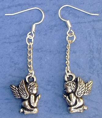 Praying angels earrings