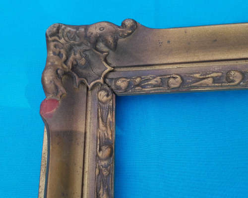 Wooden Frame with gold gilding