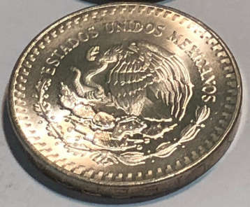 1983 Mexican Silver Libertad Onza, 1oz .999 Fine Silver Coin -  brilliant UNC
