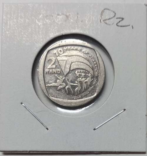2004 2-rand 10 YEARS OF FREEDOM