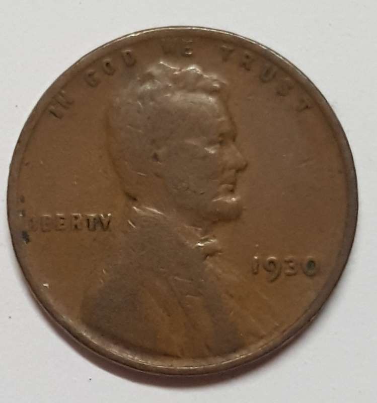 1930 USA  1 Cent (Lincoln Wheat Penny)