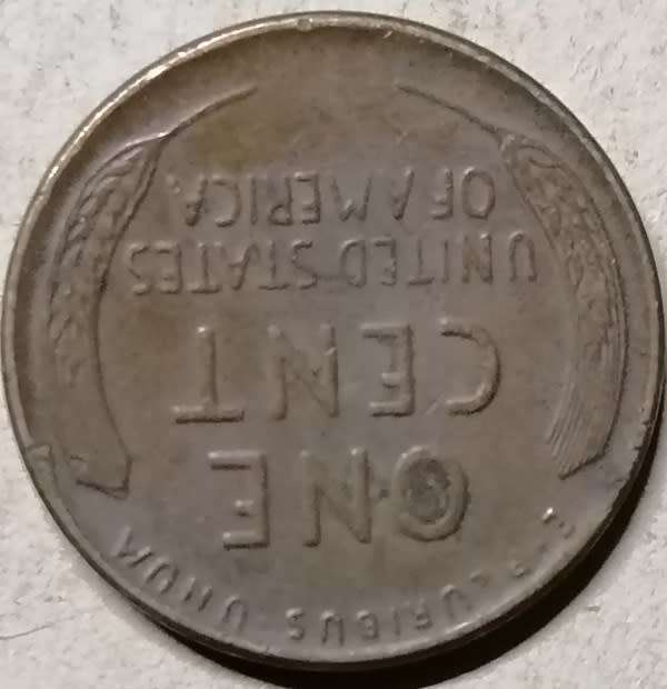 1955 USA Lincoln 1 Cent Wheat Penny