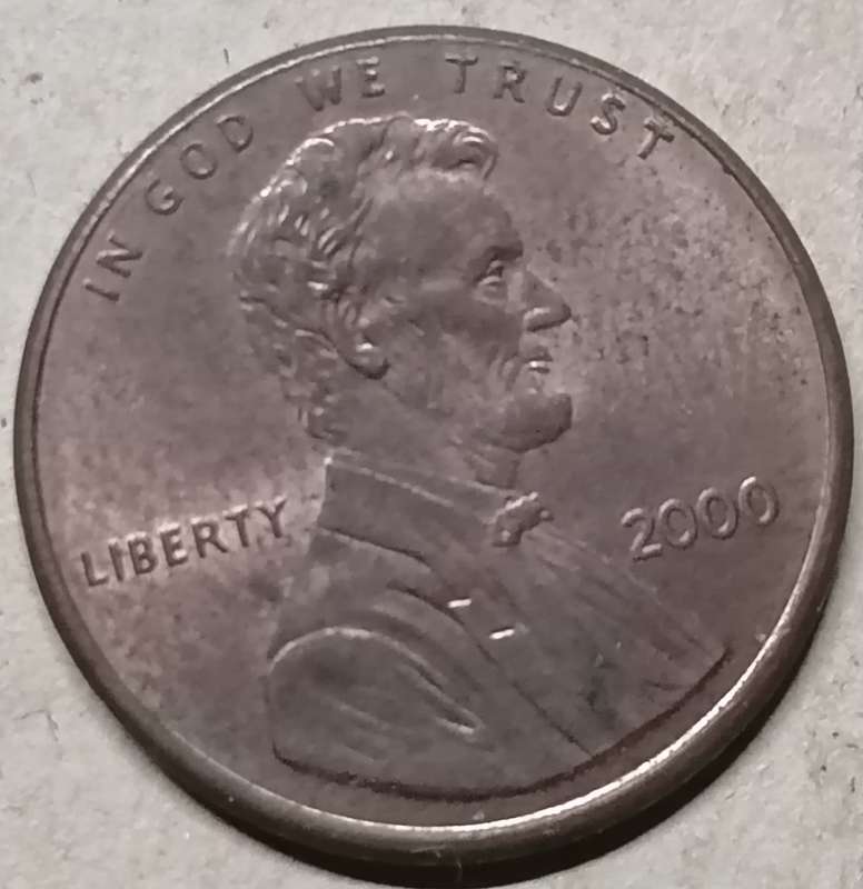 2000 USA Lincoln 1 Cent