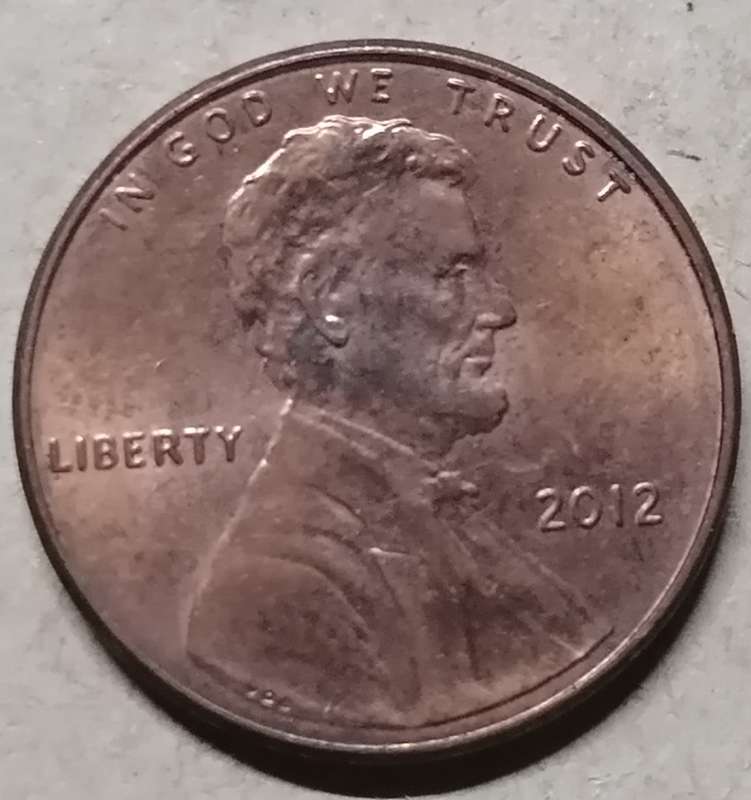 2012 USA 1 Cent