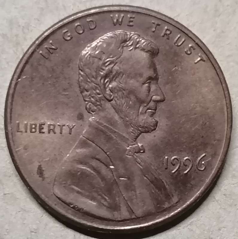 1996 USA 1 Cent