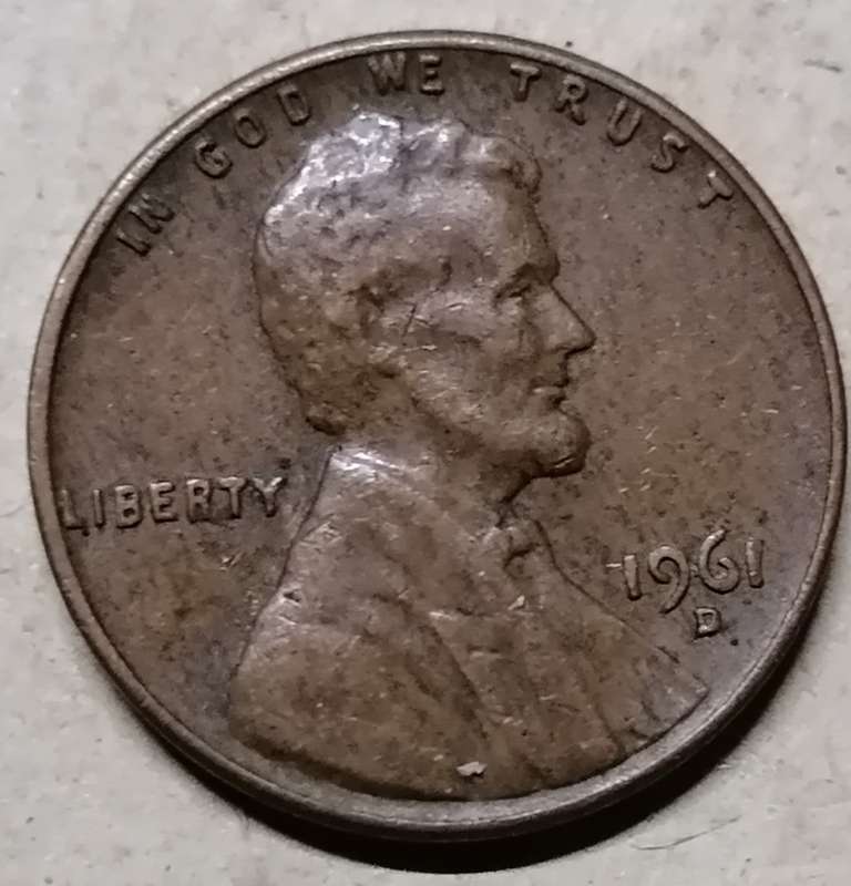 1961 D USA Lincoln 1 Cent Wheat Penny