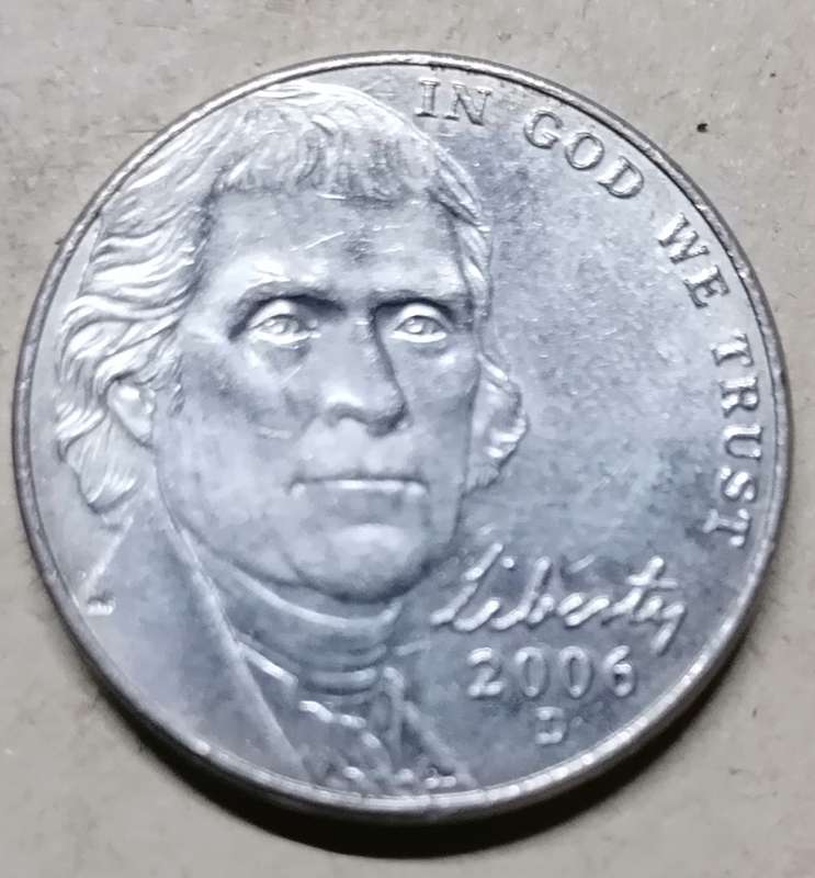 USA 2006 D Liberty 5 Cents - nickel