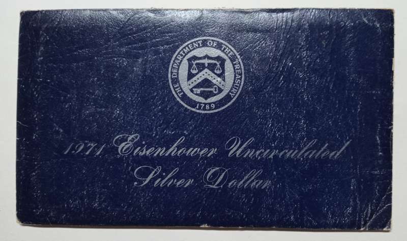 1971 Brilliant UC Eisenhower Silver Dollar