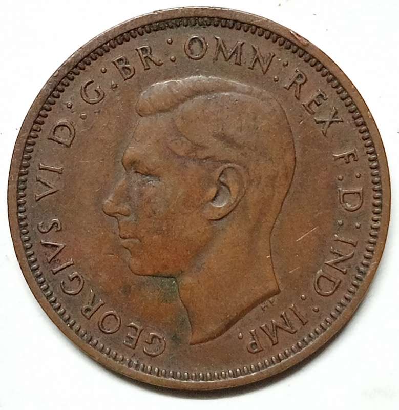GREAT 1938 GREAT BRITTIAN HALF PENNY