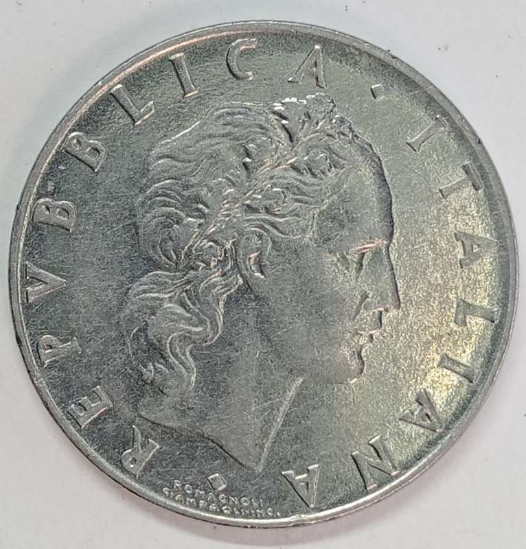 GREAT 1968 ITALY 50 LIRA