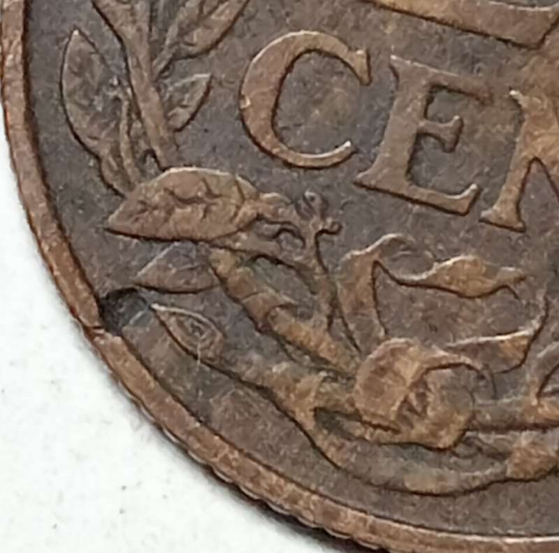 GREAT 1919 NETHERLANDS 2 1/2 CENT WITH? MINT ERROR