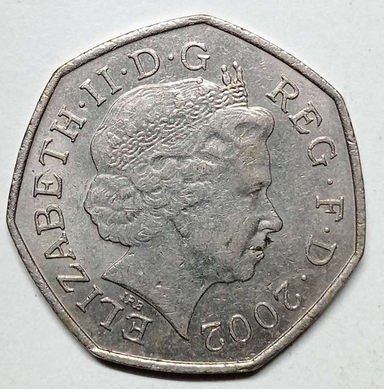 2002 UK 50 PENCE