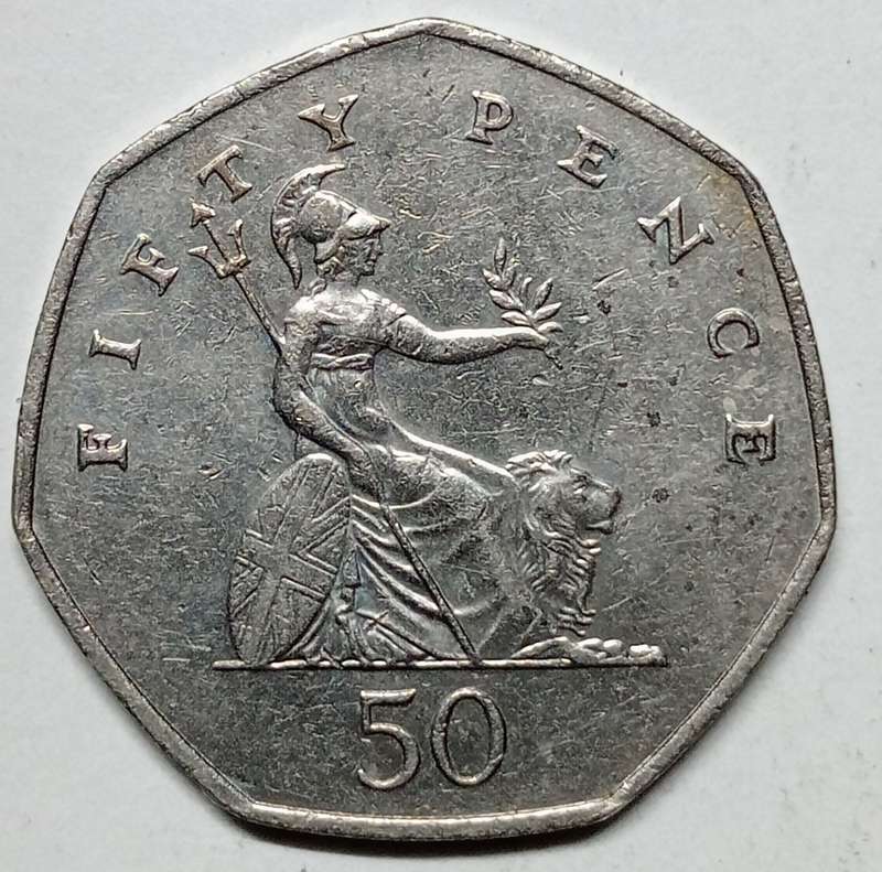2002 UK 50 PENCE