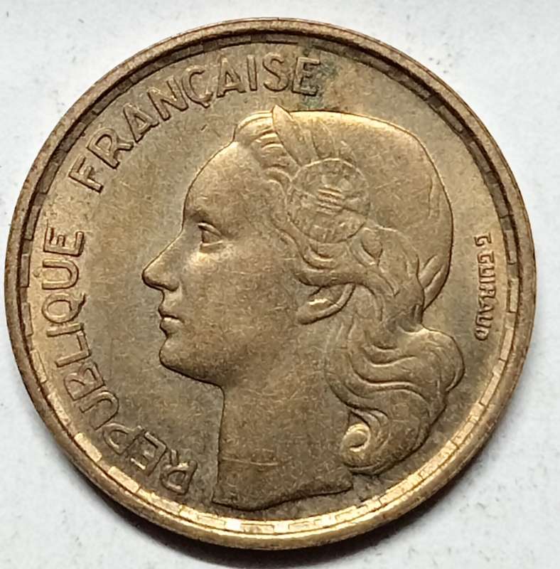 BRILLIANT 1954 France 10 FRANCS - AU