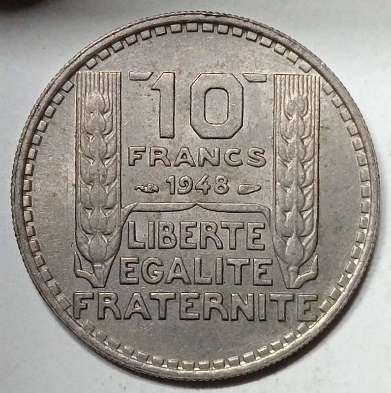 BRILLIANT 1948 France 1O FRANCS - AU