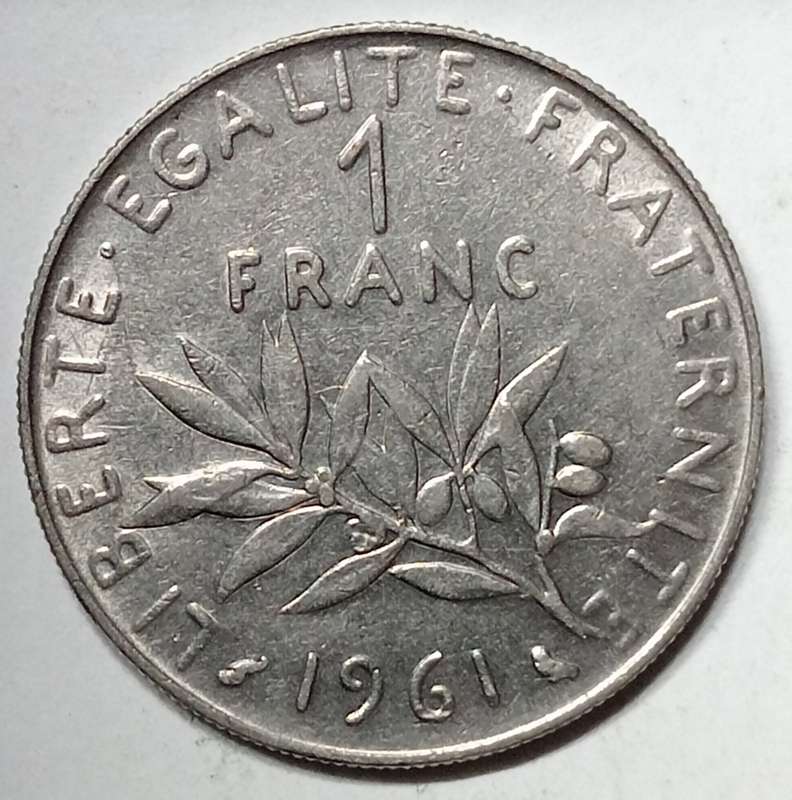 BRILLIANT 1961 France 1 FRANC - AU