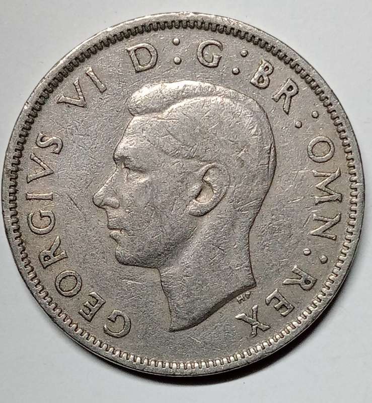 GREAT 1949 MINT SET HALF CROWN, 2 SHILLING, SHILLING AND SIXPENCE