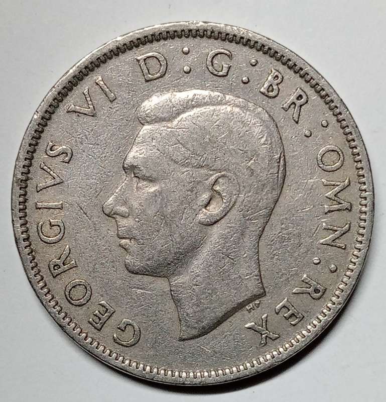 GREAT 1949 MINT SET HALF CROWN, 2 SHILLING, SHILLING AND SIXPENCE