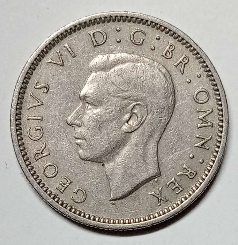 GREAT 1949 MINT SET HALF CROWN, 2 SHILLING, SHILLING AND SIXPENCE