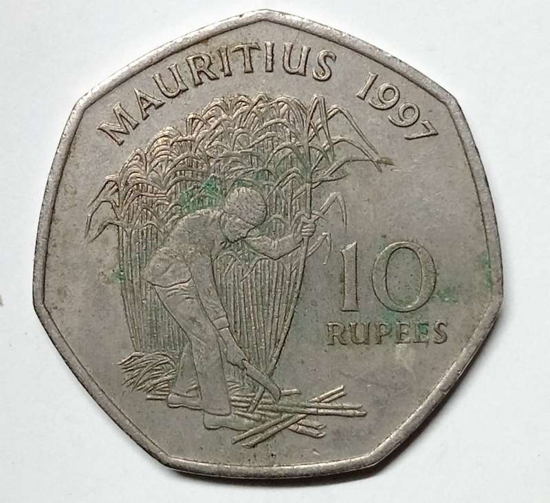 1997 MAURITIUS 10 RUPEE
