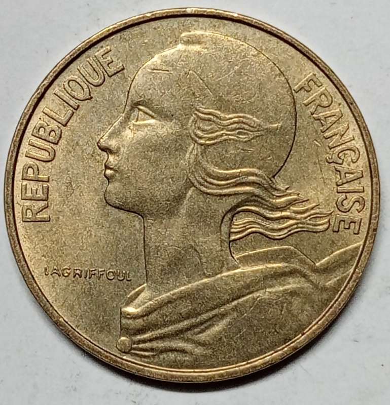 BRILLIANT 1983 10 centimes France - AU