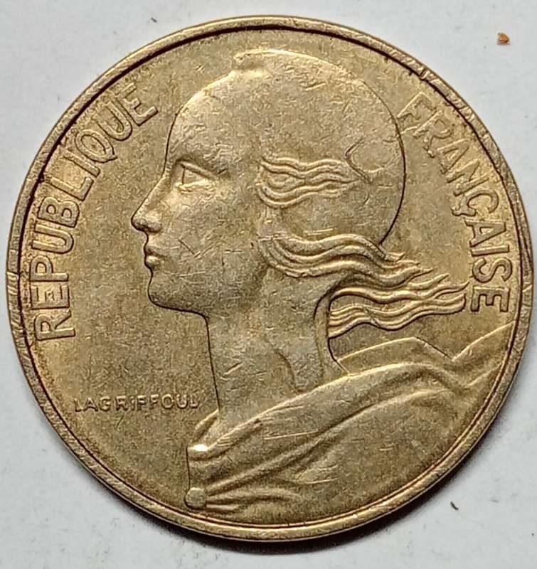 BRILLIANT 1984 10 centimes France - AU