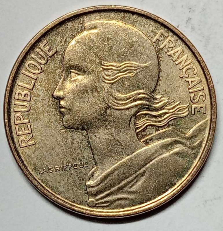 BRILLIANT 1970 10 centimes France - AU