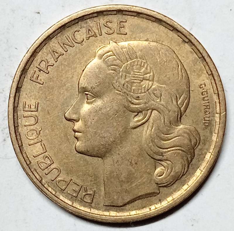 BRILLIANT 1950 France 20 FRANCS - AU