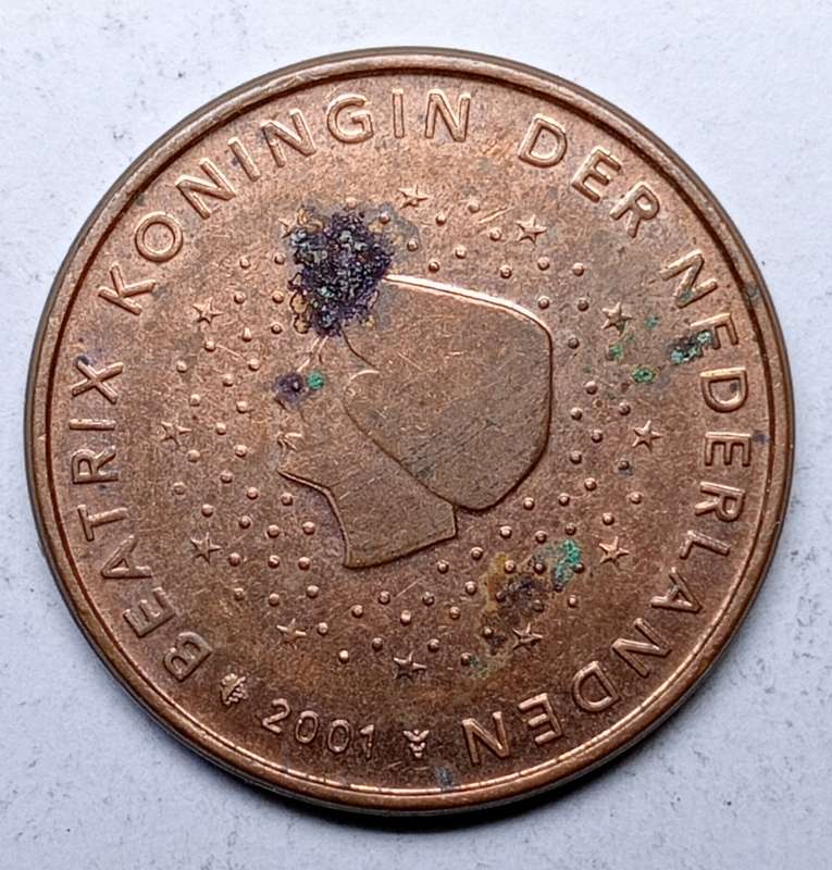 2001 NETHERLAND 5 CENT EURO