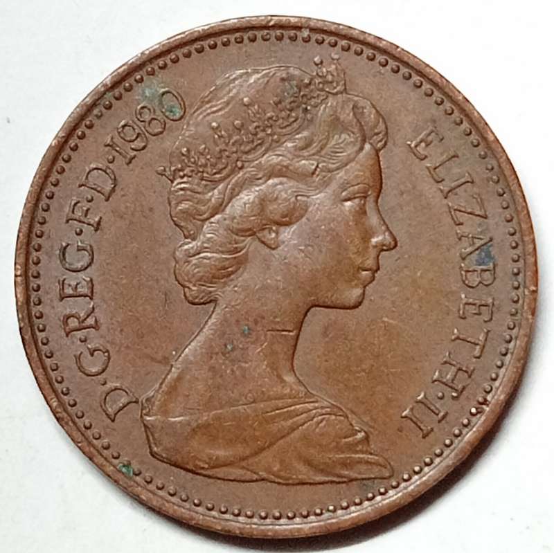 1980 GREAT BRITAIN  1 PENNY / NEW PENCE