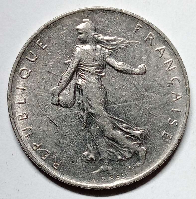 1969 France 1 franc - AU
