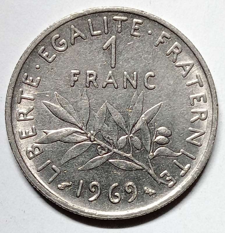 1969 France 1 franc - AU