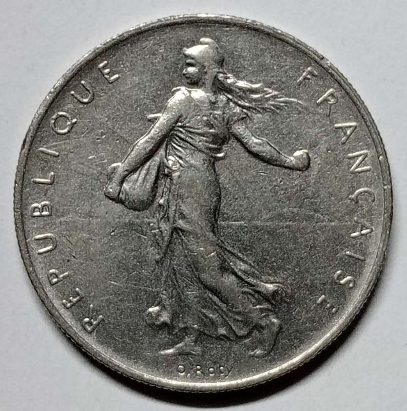 1970 France 1 franc - AU