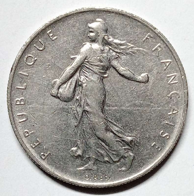 1970 France 1 franc - AU